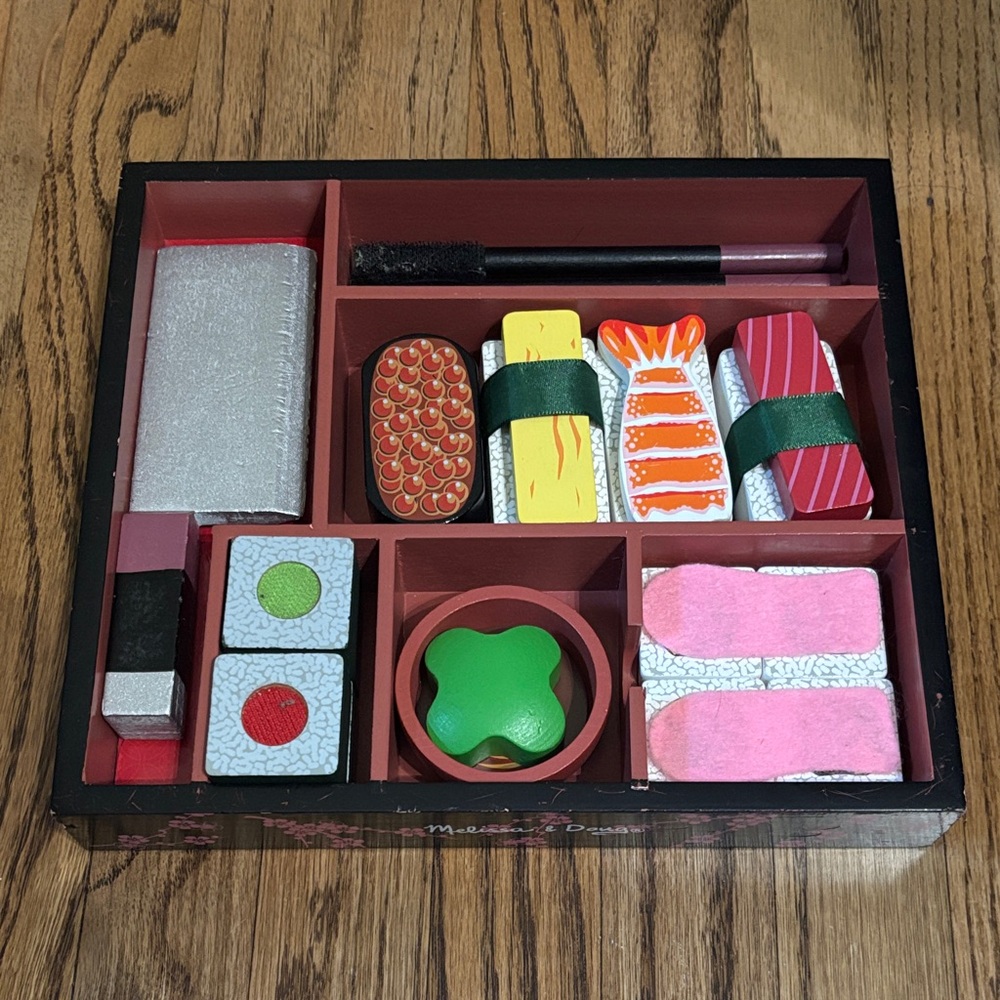 Melissa & Doug Wooden Sushi Play Set